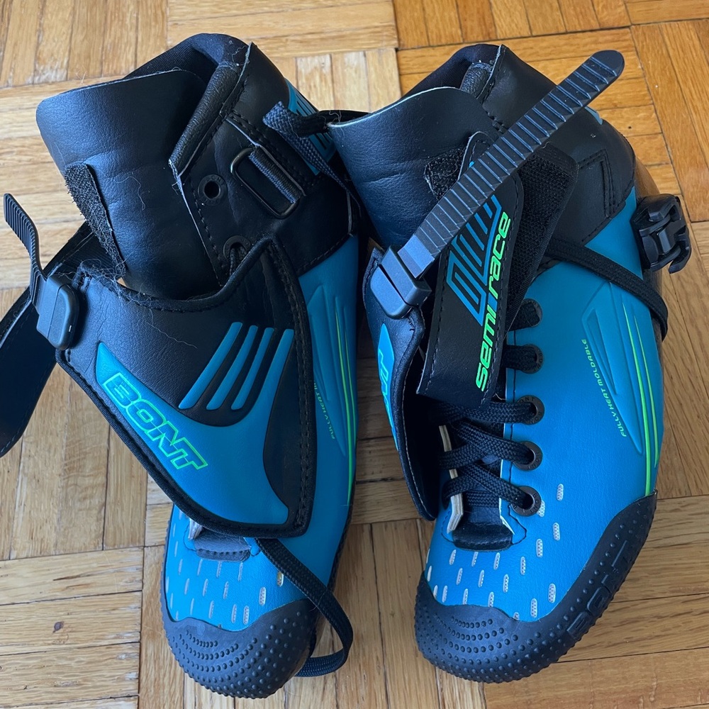 Bont Semi-race, 2-point, sz US M 6-EU38 -254mm, speedskating boots only